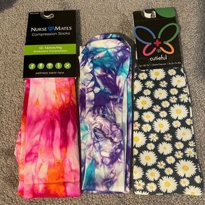 BRAND NEW Compression socks (3 pairs) 👩🏼‍⚕️🩺 💕